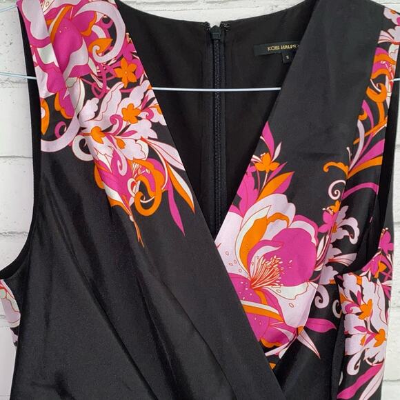 KOBI HALPERIN $498 Suzi Floral-Print Silk Dress sz Women's Small - Picture 6 of 14